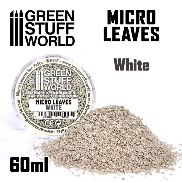 Green Stuff World: Micro Leaves - White mix