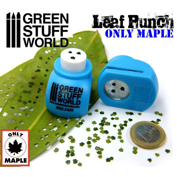 Green Stuff World: Miniature Leaf Punch MEDIUM BLUE