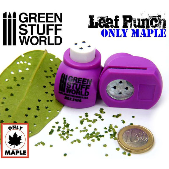 Green Stuff World: Miniature Leaf Punch MEDIUM PURPLE