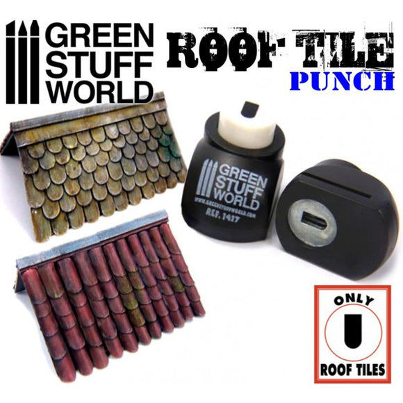 Green Stuff World: Miniature ROOF TILE Punch