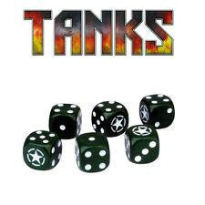 TANKS US Dice Set (6 Dice)