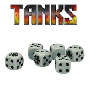 TANKS German Dice Set (6 Dice)