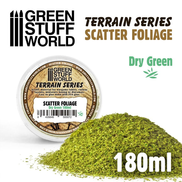Green Stuff World: Scatter Foliage - Dry Green - 180 ml