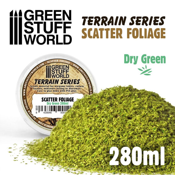 Green Stuff World: Scatter Foliage - Dry Green - 280 ml