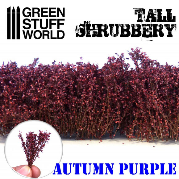 Green Stuff World: Tall Shrubbery - Autumn Purple
