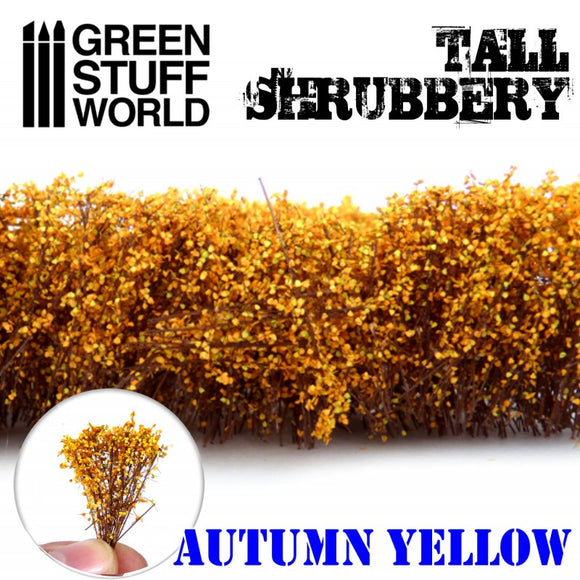 Green Stuff World: Tall Shrubbery - Autumn Yellow