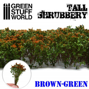 Green Stuff World: Tall Shrubbery - Brown Green