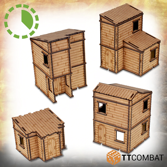 TTCombat Terrain - Timber House Set