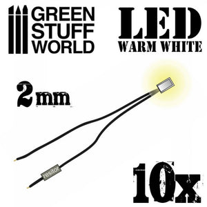 Green Stuff World: Warm White LED Lights - 2mm