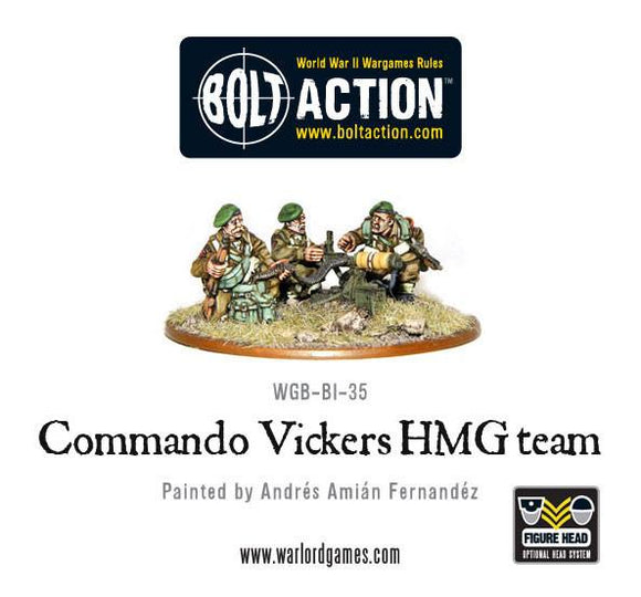 Bolt Action: British Commando Vickers MMG Team