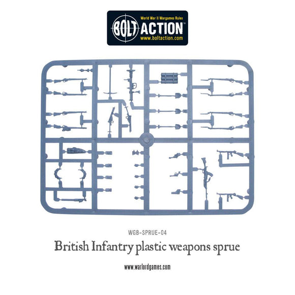 Bolt Action: British Weapon Sprue
