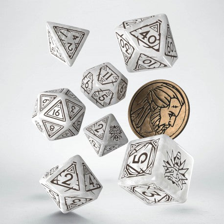 Q-workshop: The Witcher Dice Set. Geralt - The White Wolf