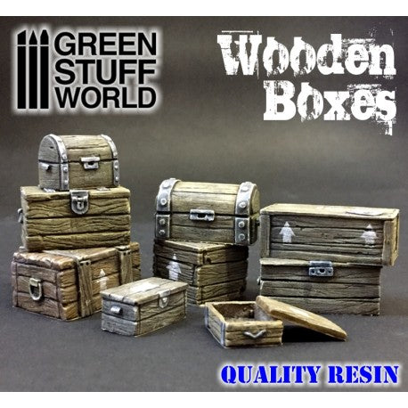 Green Stuff World: Wooden boxes set