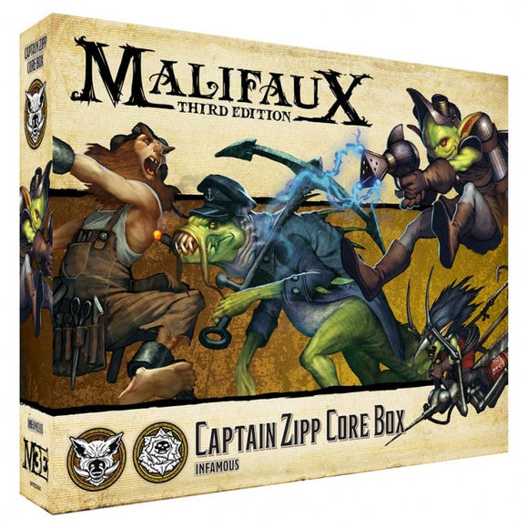 Malifaux 3E Bayou: Captain Zipp Core Box